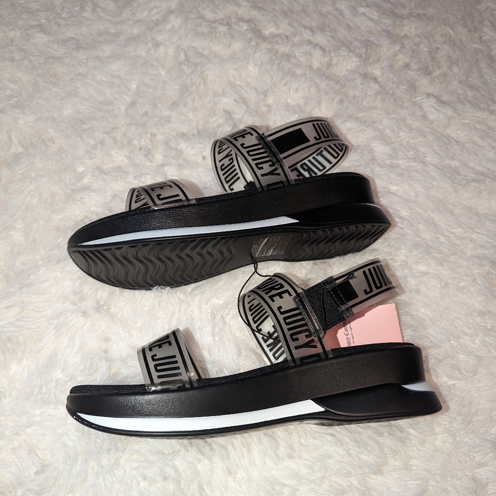 Nwt Juicy couture black lMANY sandals - Picture 5 of 13